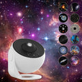 Galaxy Projector Night Light – 360° Rotating Planetarium Lamp with 12 Films