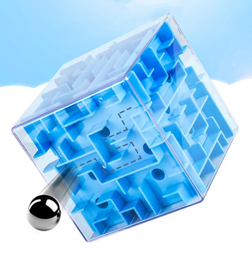 3D Maze Puzzle Cube – Educational Brain Teaser Toy for Kids