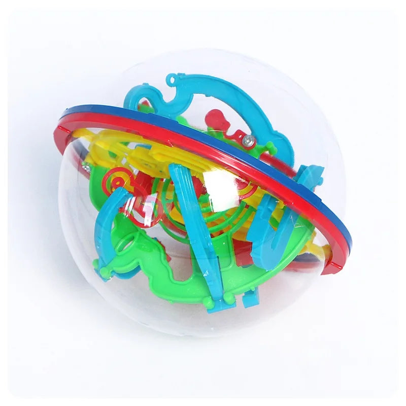 3D Maze Puzzle Ball – 100-Step Labyrinth IQ Game for Kids & Adults