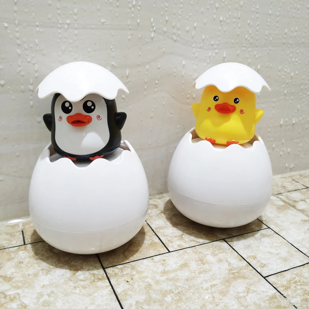 Baby Bath Toy – Duck & Penguin Egg Water Sprinkler