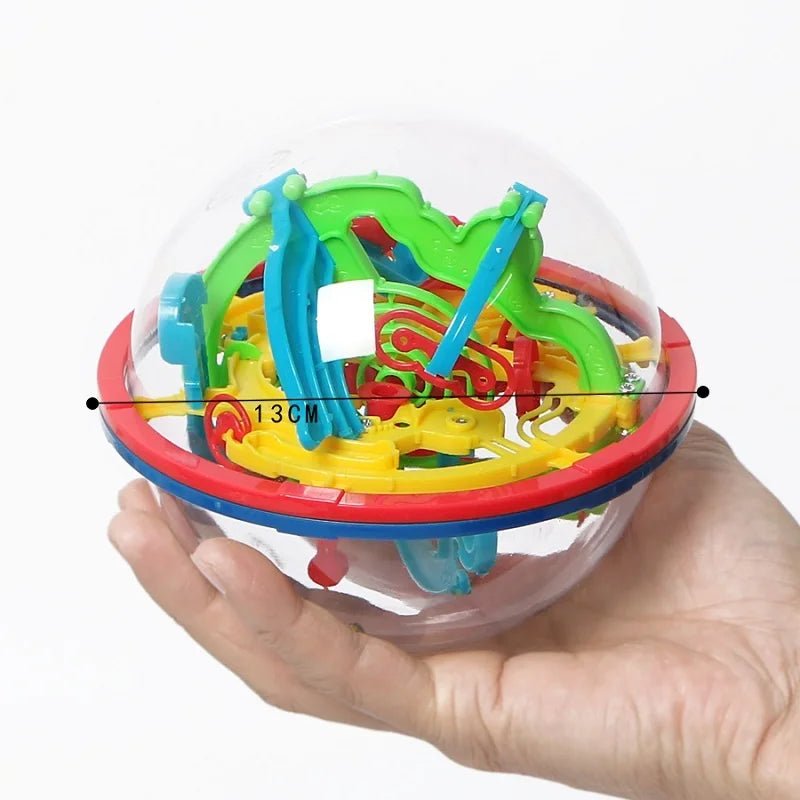 3D Maze Puzzle Ball – 100-Step Labyrinth IQ Game for Kids & Adults