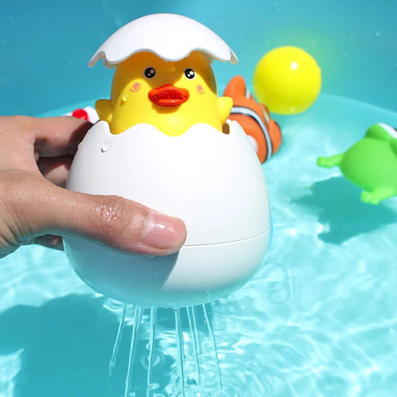 Baby Bath Toy – Duck & Penguin Egg Water Sprinkler