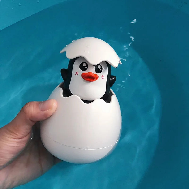 Baby Bath Toy – Duck & Penguin Egg Water Sprinkler