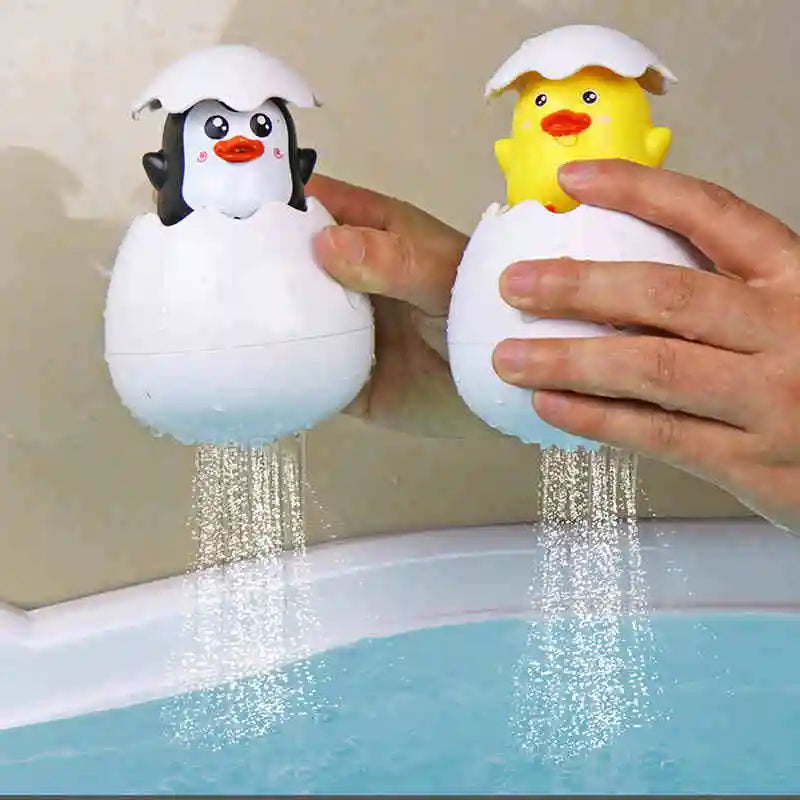 Baby Bath Toy – Duck & Penguin Egg Water Sprinkler