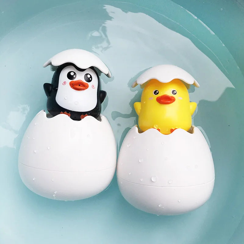 Baby Bath Toy – Duck & Penguin Egg Water Sprinkler