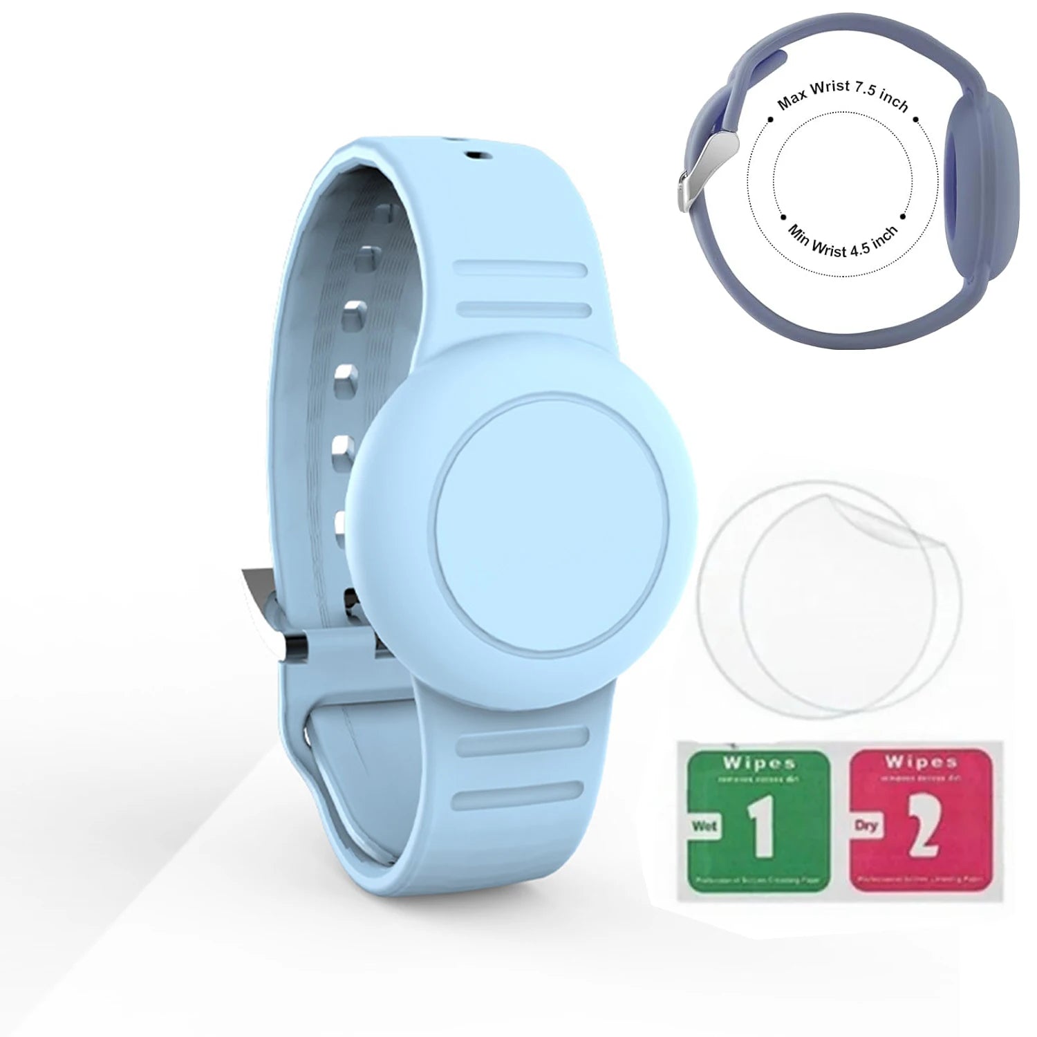 AirTag Bracelet & Necklace for Kids – Cute Cartoon Design, Secure & Comfortable Tracker Holder