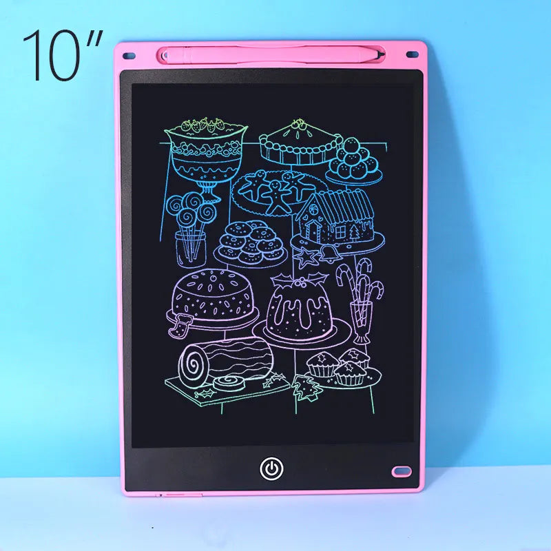 LCD Writing Tablet for Kids – 10” or 12” Reusable Drawing & Handwriting Board