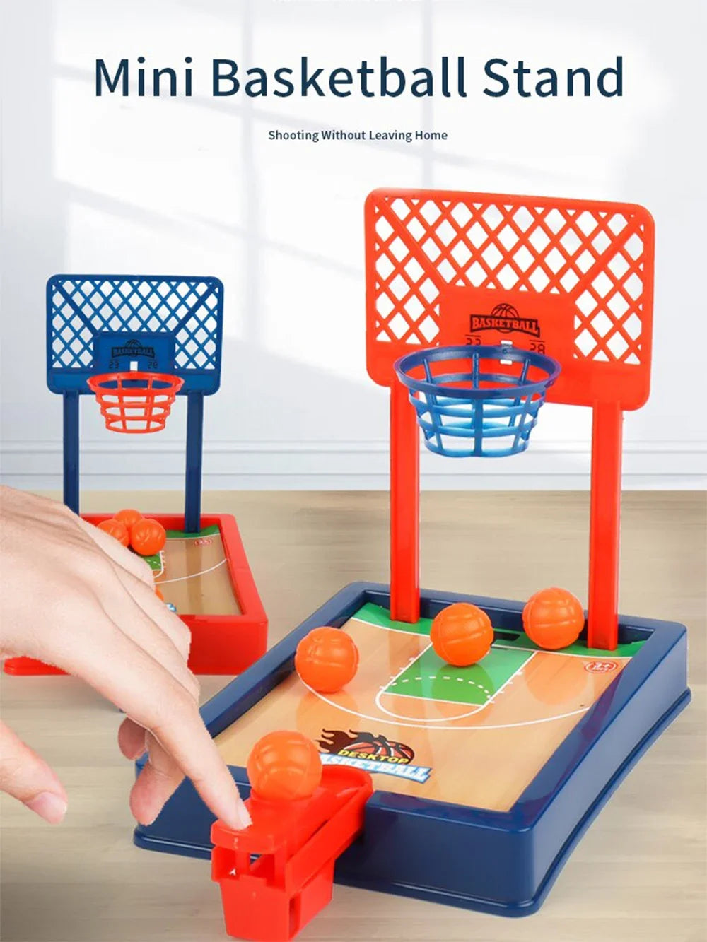 Mini Desktop Basketball Game – Portable Travel Toy for Office, Home & Parties