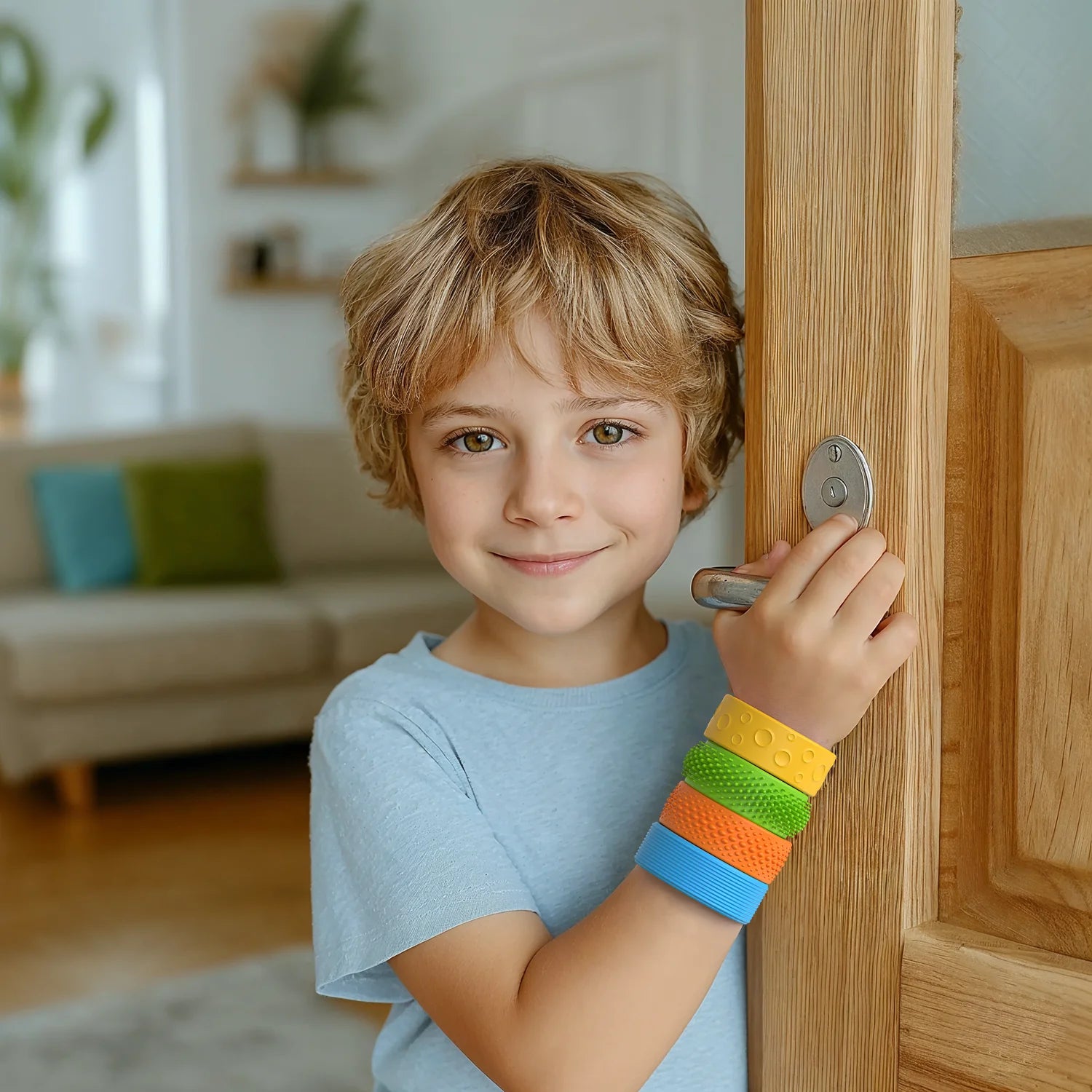 Sensory Slap Bracelet Fidget Toys (6-Pack) – Wearable Stress Relief for Kids & Teens