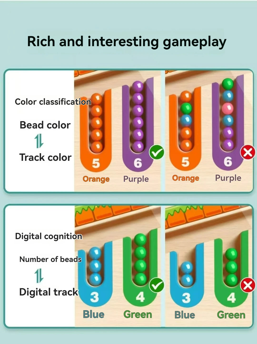 Magnetic Maze Ball Puzzle – Early Learning Concentration & Logic Toy for Kids