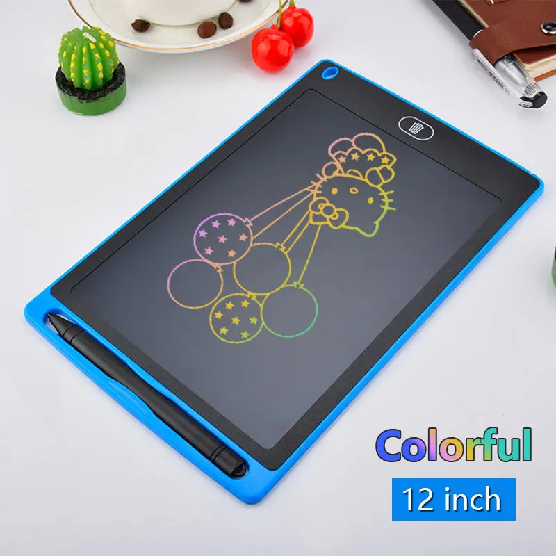LCD Writing Tablet for Kids – 10” or 12” Reusable Drawing & Handwriting Board