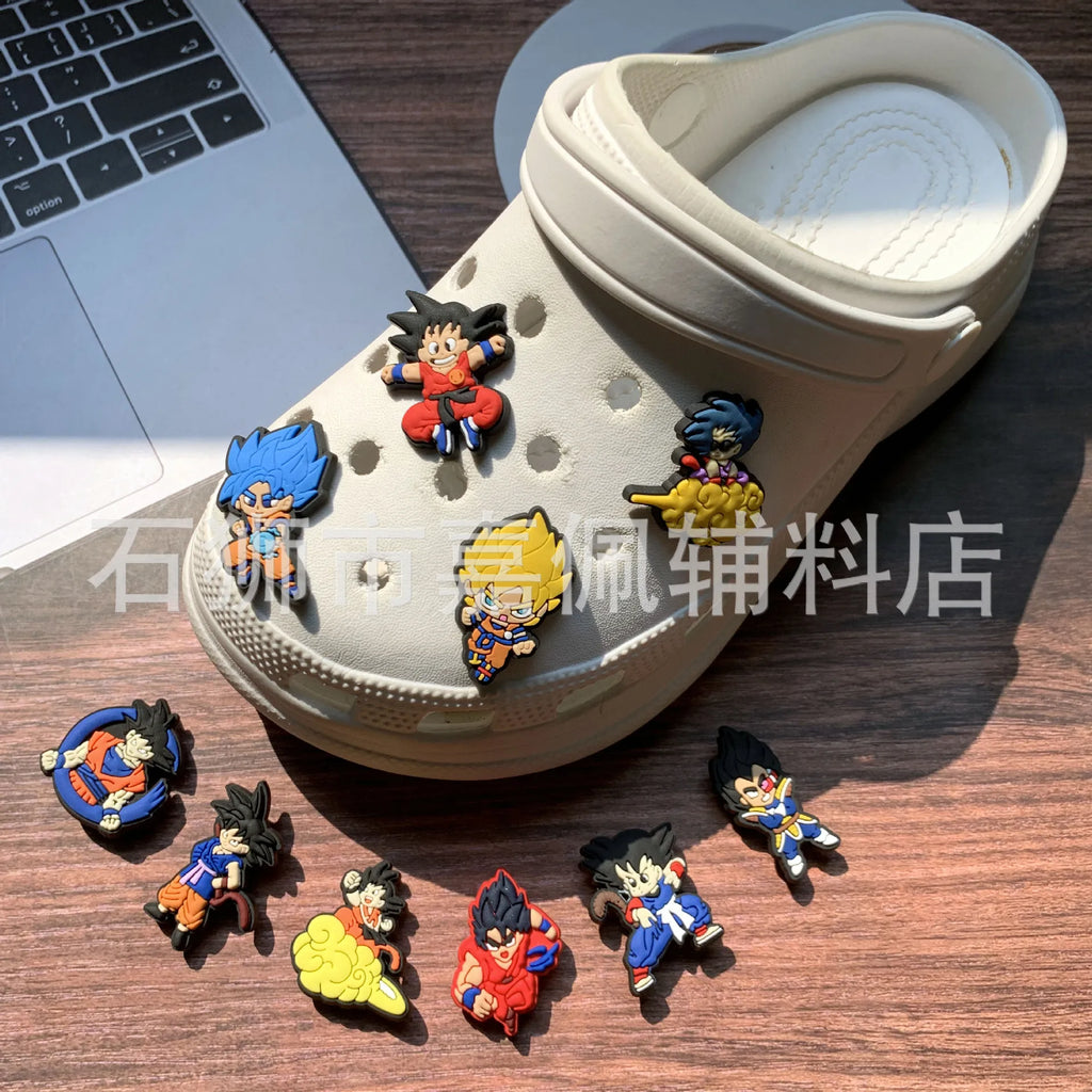 41-Piece Dragon Ball Shoe Charms Set – Fun Cartoon Clog Decorations