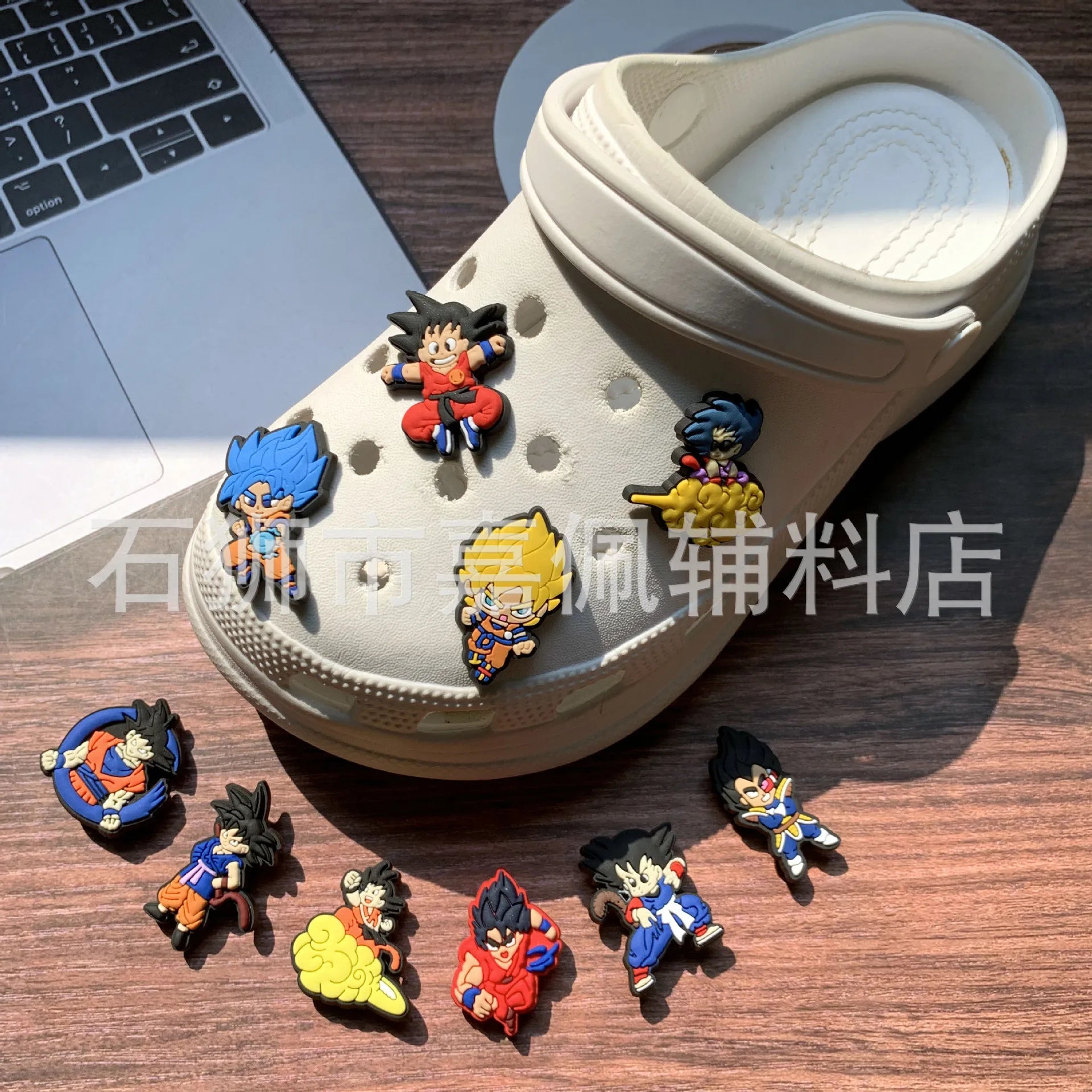 41-Piece Dragon Ball Shoe Charms Set – Fun Cartoon Clog Decorations