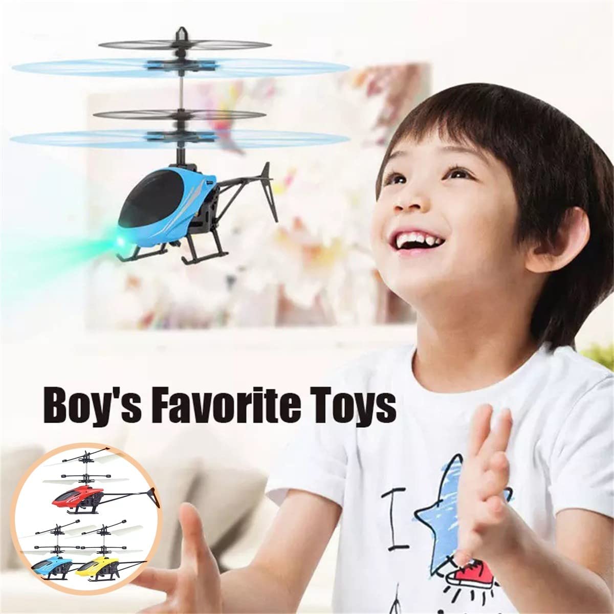 Rechargeable Mini RC Drone Helicopter – Safe & Fall-Resistant Toy for Kids