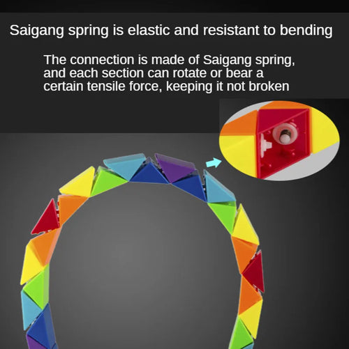 24-Color Magic Transforming Cube – 3D Puzzle Fidget Toy for Kids & Adults