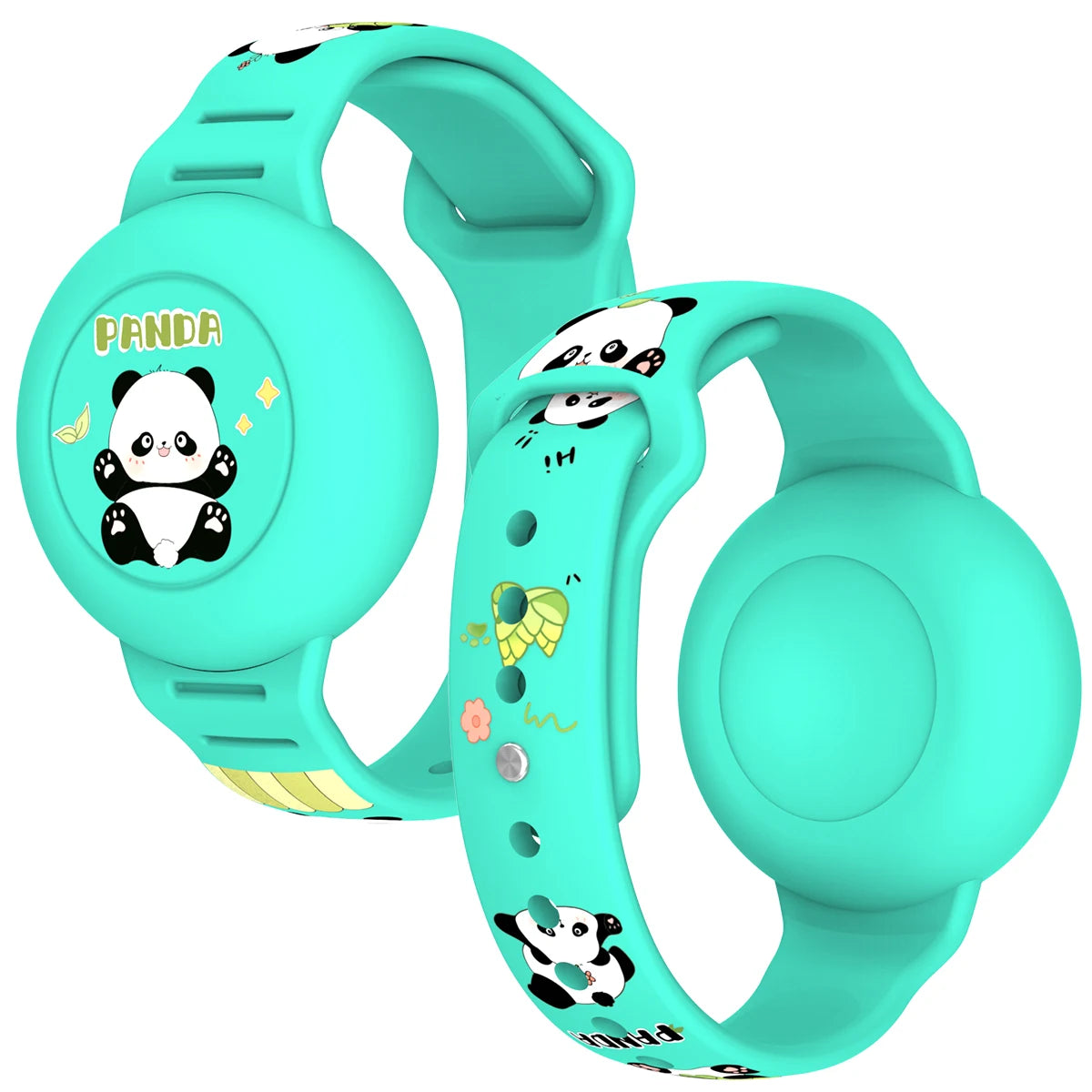 AirTag Bracelet & Necklace for Kids – Cute Cartoon Design, Secure & Comfortable Tracker Holder