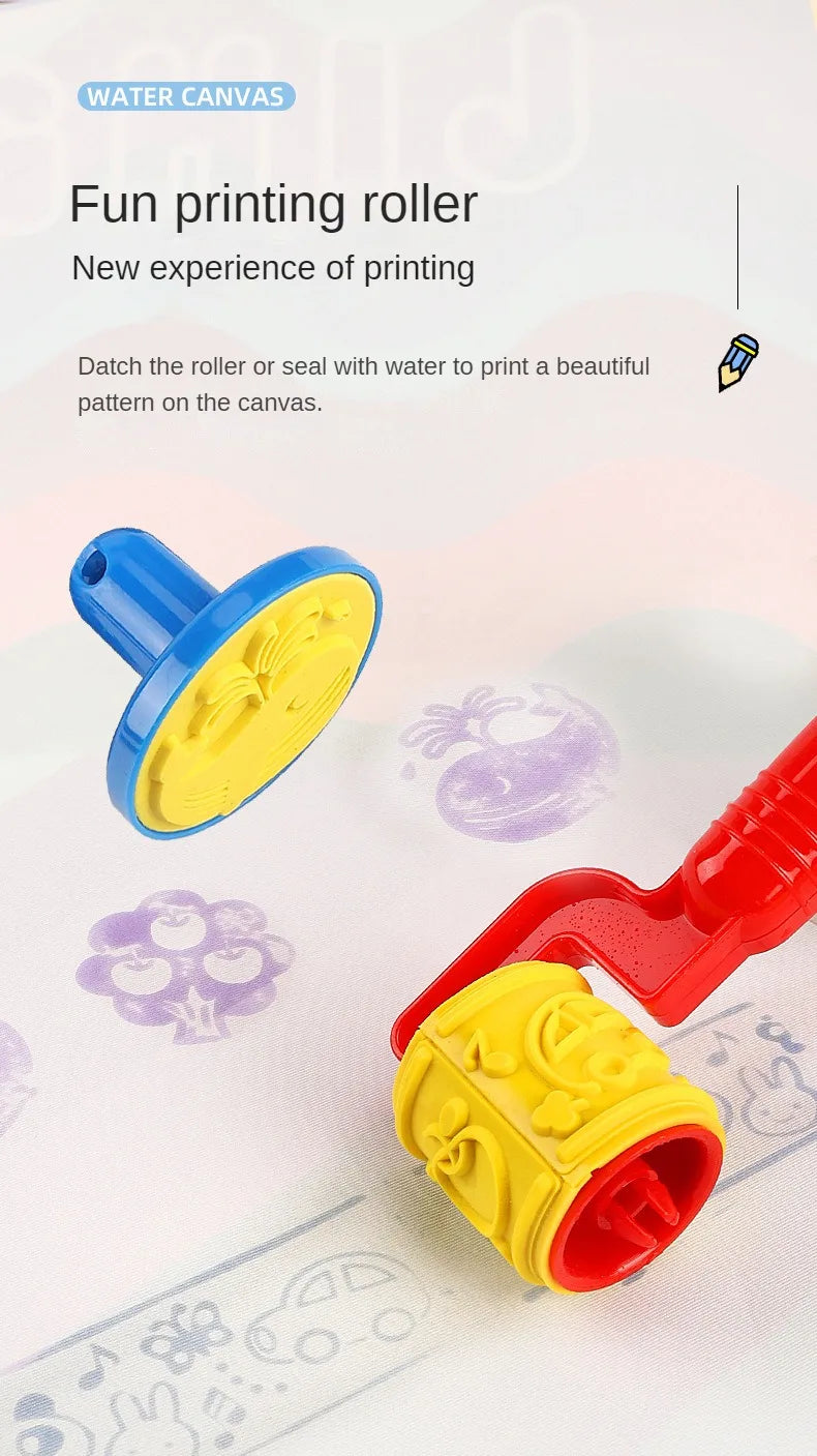 Magic Water Drawing Mat – Reusable Doodle Board with Pens