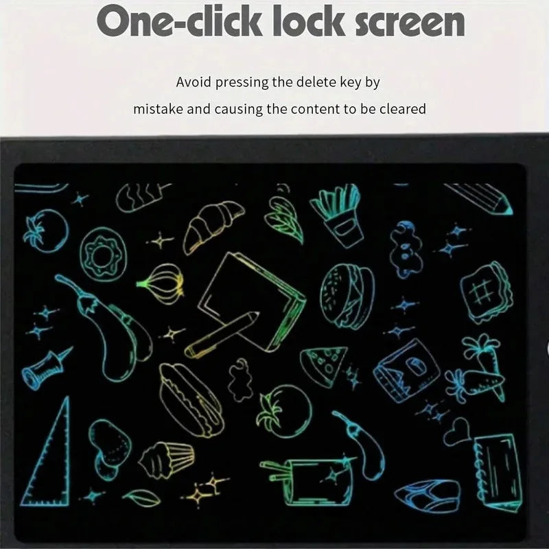 LCD Writing Tablet for Kids – Reusable Drawing & Learning Board
