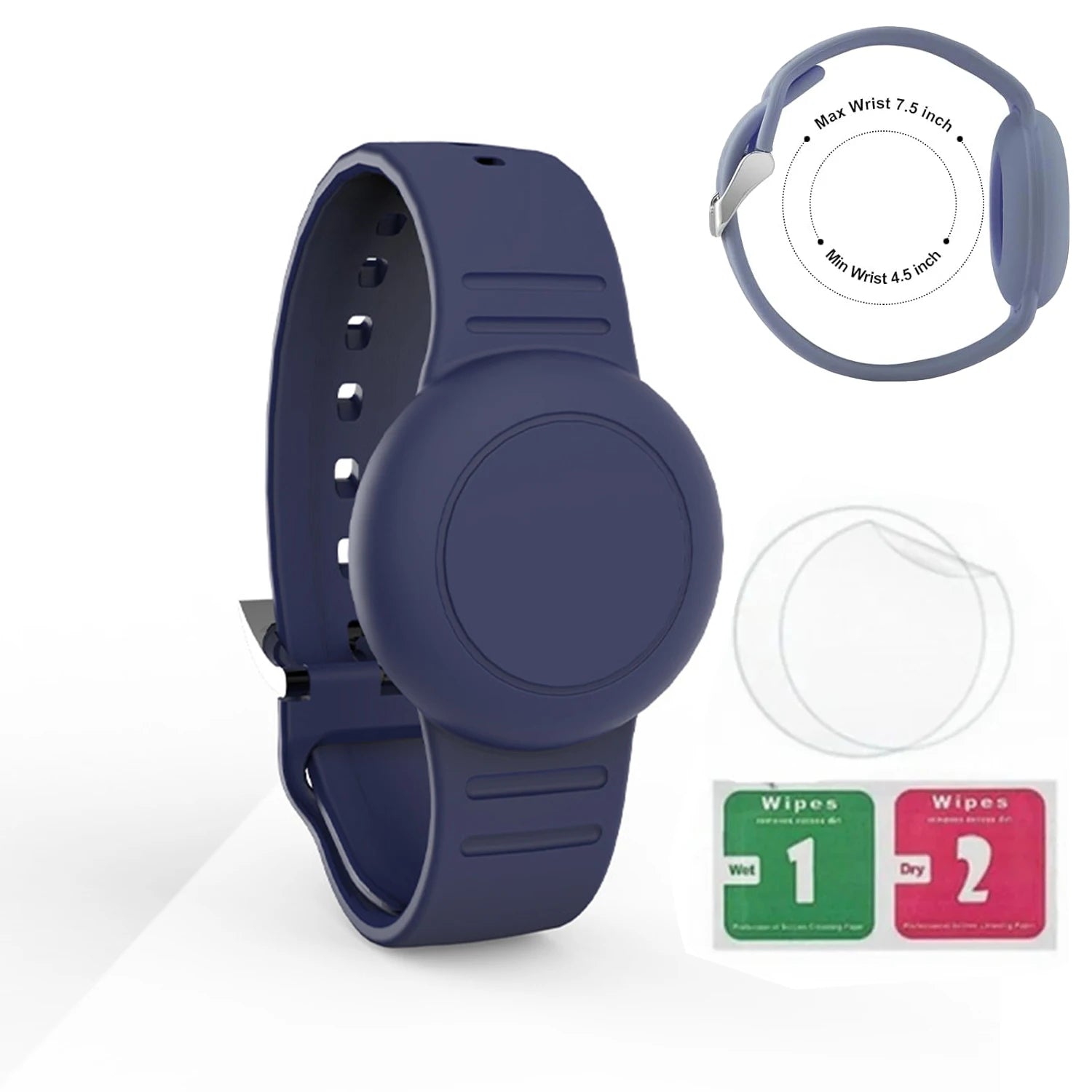 AirTag Bracelet & Necklace for Kids – Cute Cartoon Design, Secure & Comfortable Tracker Holder