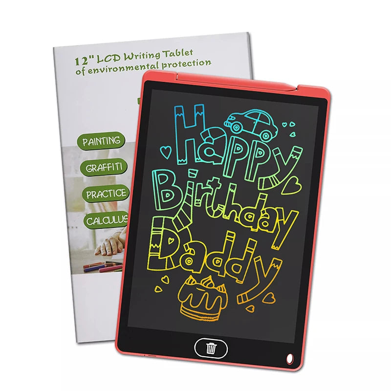 LCD Writing Tablet for Kids – 10” or 12” Reusable Drawing & Handwriting Board