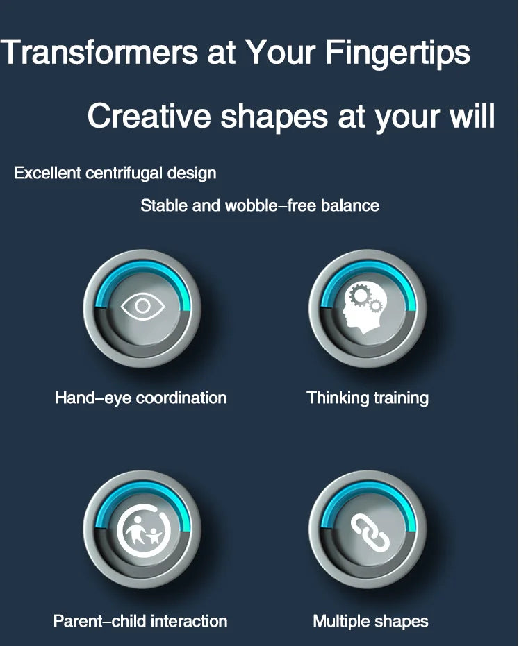 Transformable Finger Gyro – Fidget Spinner for Stress & Fatigue Relief