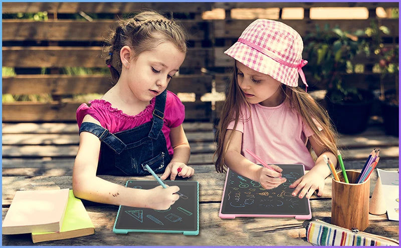 LCD Writing Tablet for Kids – 10” or 12” Reusable Drawing & Handwriting Board