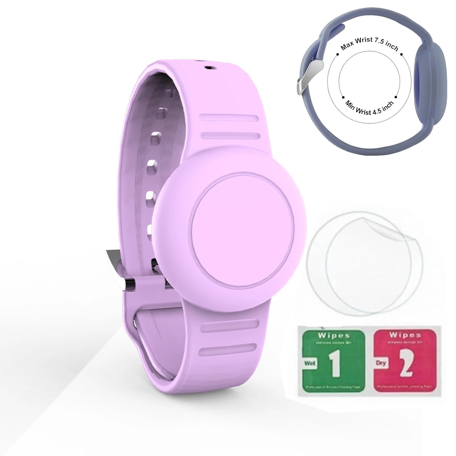 AirTag Bracelet & Necklace for Kids – Cute Cartoon Design, Secure & Comfortable Tracker Holder