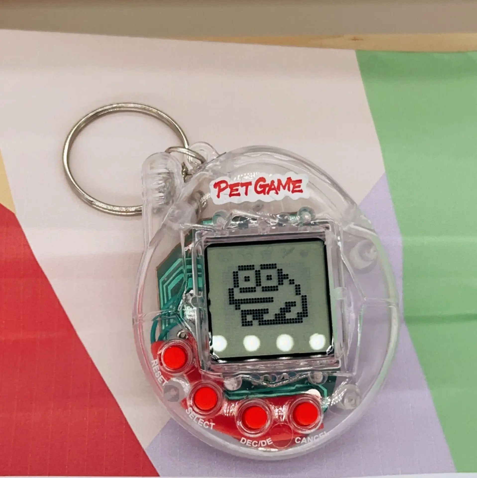 Virtual Pet Game – Retro Handheld Toy with 168 Pets in One