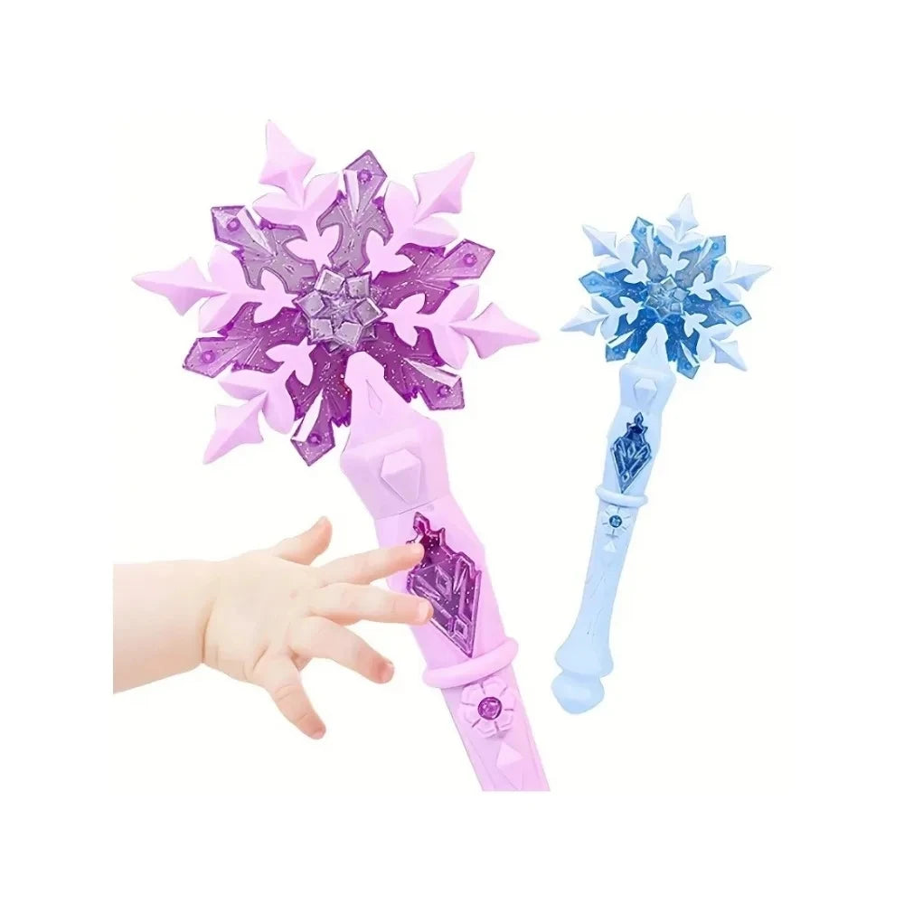 Princess Snowflake Wand – Light-Up Fairy Wand with Music & Sound for Kids