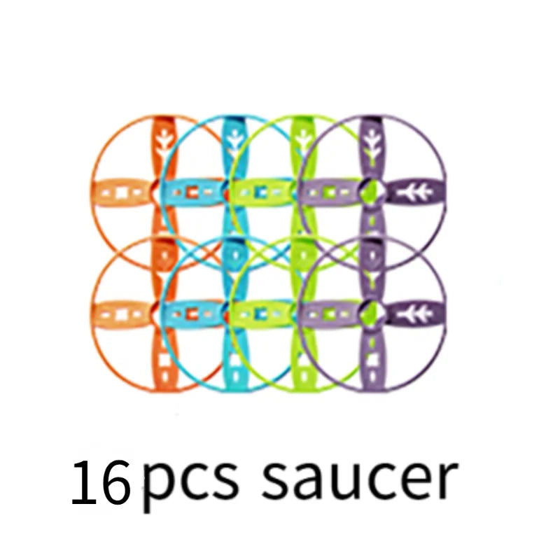 Flying Saucer Disc Launcher – UFO Throw & Catch Outdoor Game for Kids