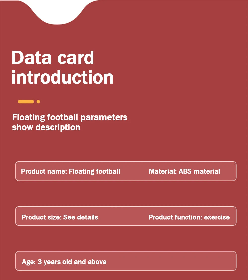 Electric Hover Soccer Ball with LED Lights – Indoor Floating Soccer Toy