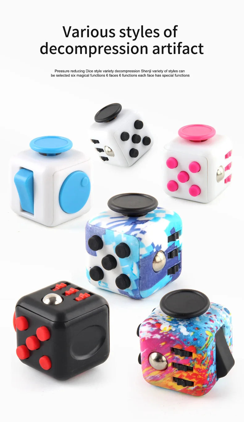 Infinity Fidget Cube – Stress Relief Toy for Kids & Adults