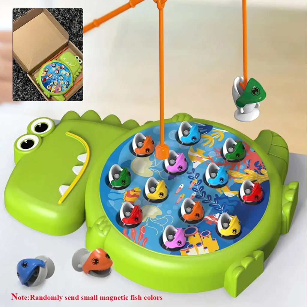 Magnetic Dinosaur Fishing Game for Kids