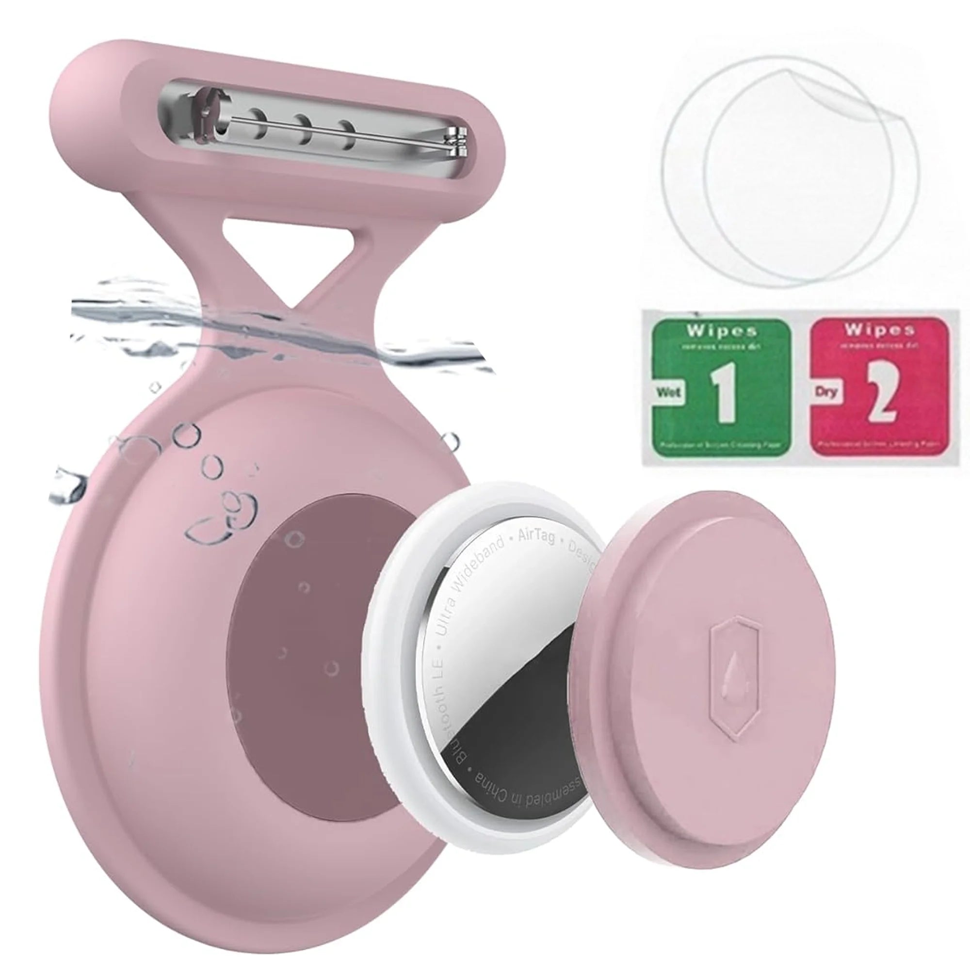 AirTag Bracelet & Necklace for Kids – Cute Cartoon Design, Secure & Comfortable Tracker Holder