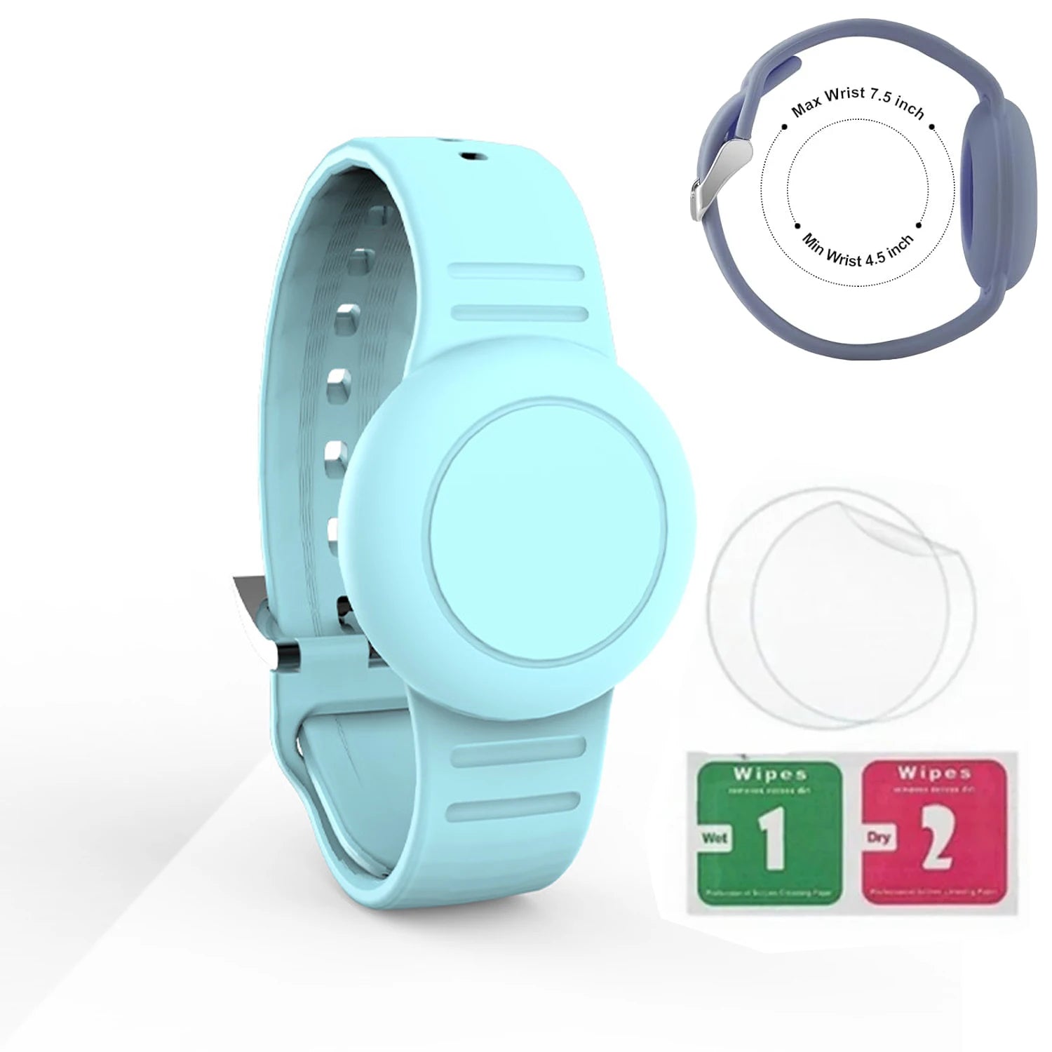 AirTag Bracelet & Necklace for Kids – Cute Cartoon Design, Secure & Comfortable Tracker Holder