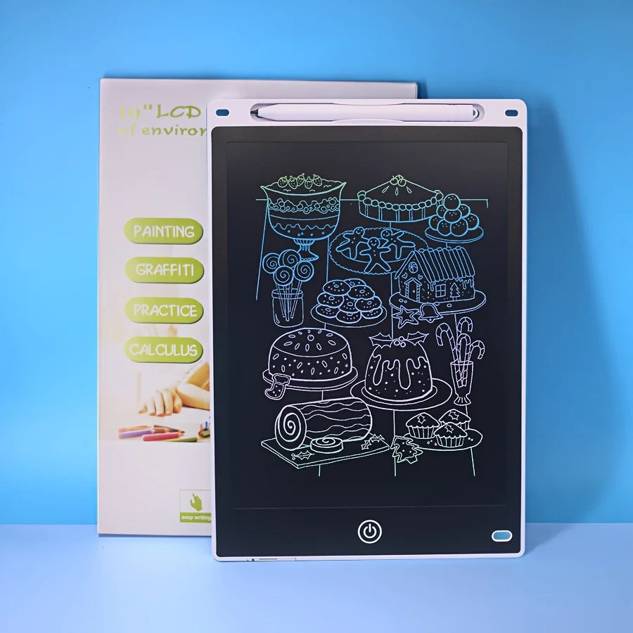 LCD Writing Tablet for Kids – 10” or 12” Reusable Drawing & Handwriting Board