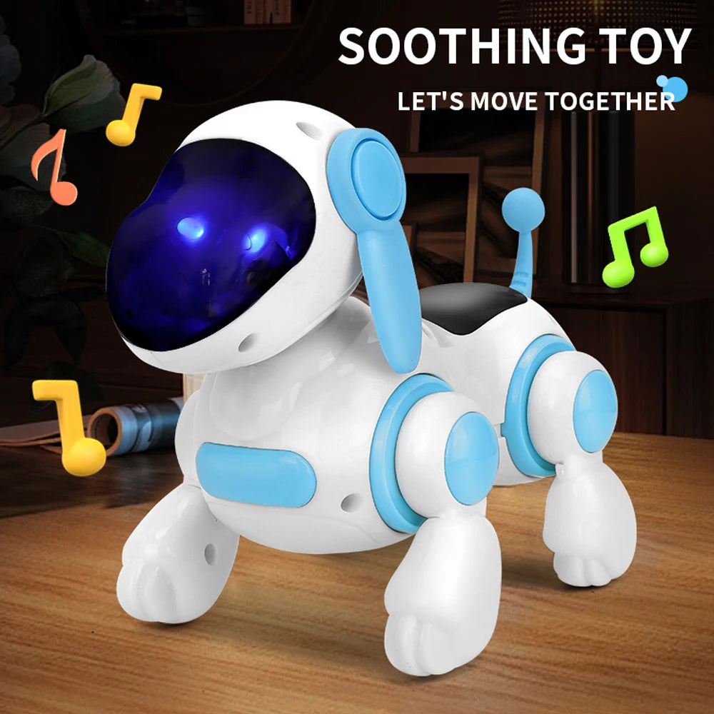 Smart Interactive Robotic Dog – Walking, Singing & Light-Up Toy Pet for Kids