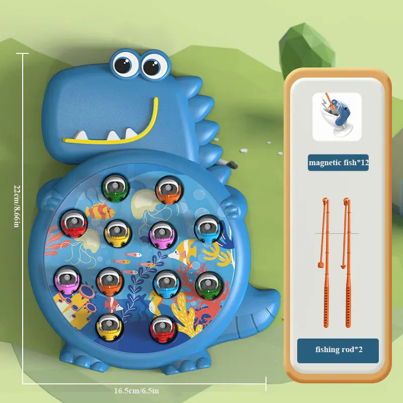 Magnetic Dinosaur Fishing Game for Kids
