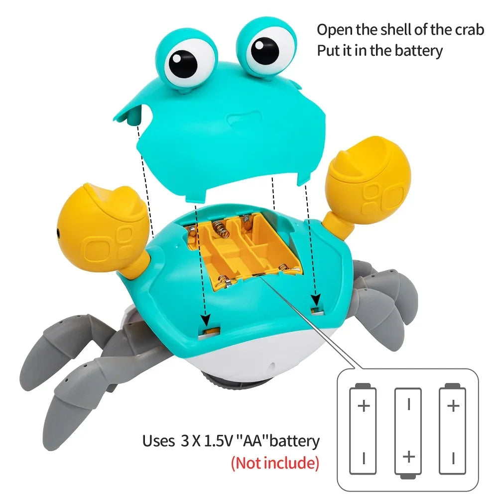 Dancing Crab Toy – Interactive Crawling & Escape Game for Babies and Kids
