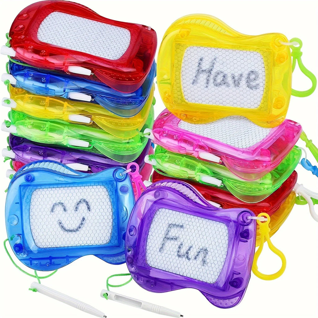 Mini Magnetic Drawing Board Keychain – Erasable Doodle Pad for Kids