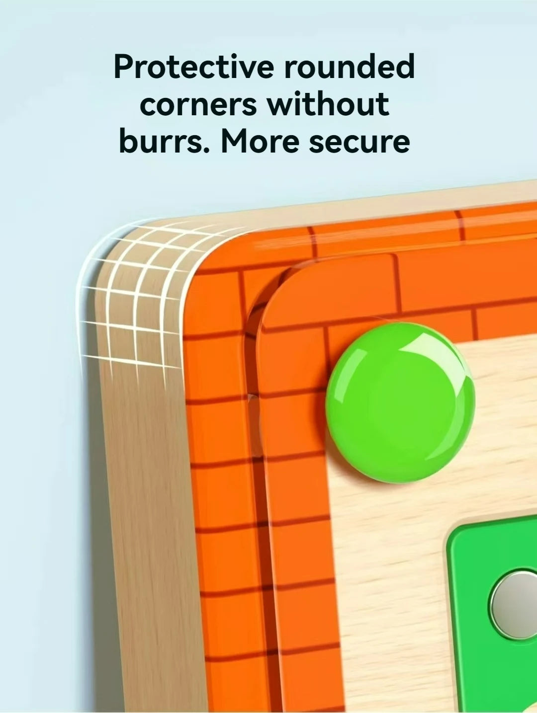 Magnetic Maze Ball Puzzle – Early Learning Concentration & Logic Toy for Kids