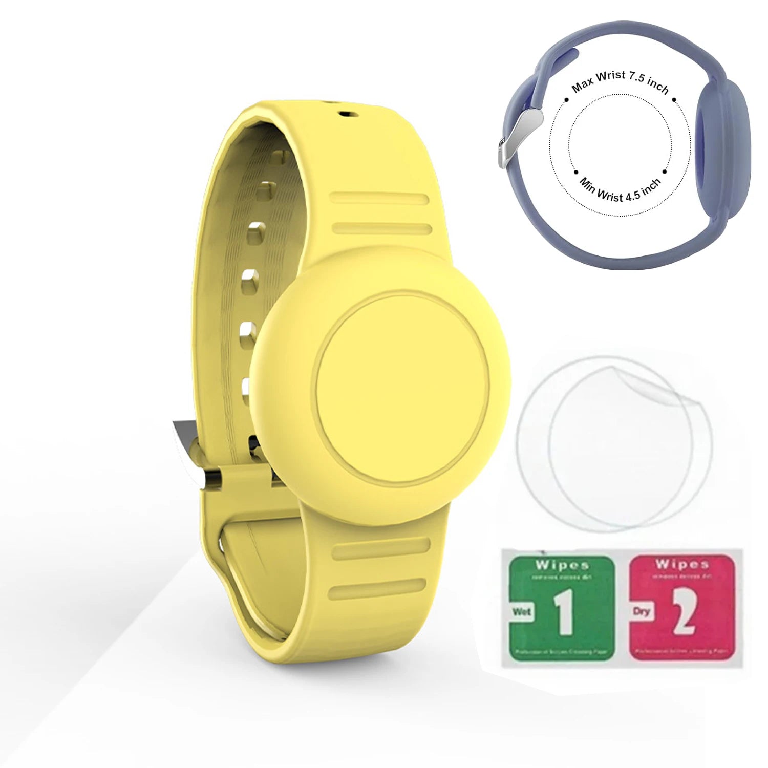 AirTag Bracelet & Necklace for Kids – Cute Cartoon Design, Secure & Comfortable Tracker Holder