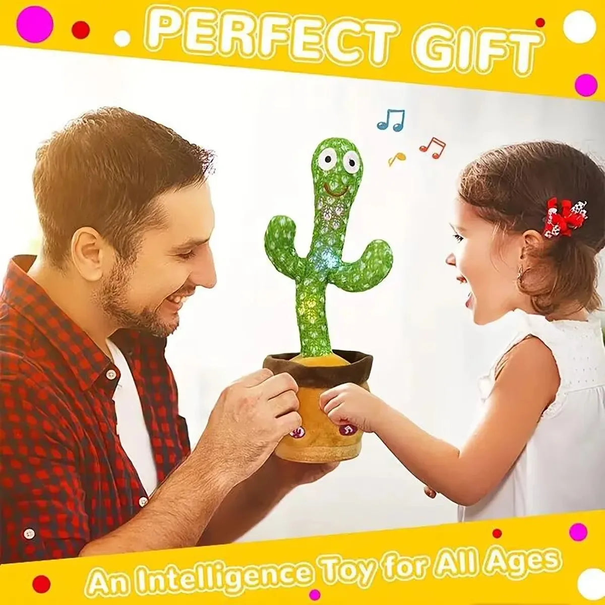 Dancing & Talking Cactus Plush Toy – Fun Musical Gift for Kids