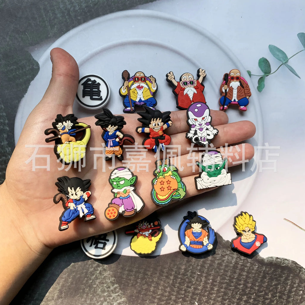 41-Piece Dragon Ball Shoe Charms Set – Fun Cartoon Clog Decorations