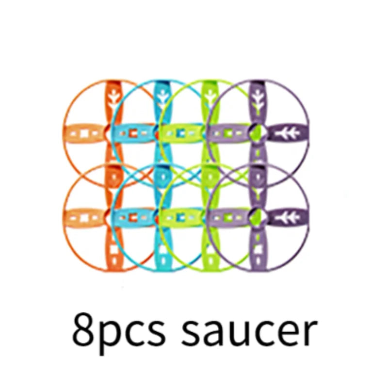 Flying Saucer Disc Launcher – UFO Throw & Catch Outdoor Game for Kids