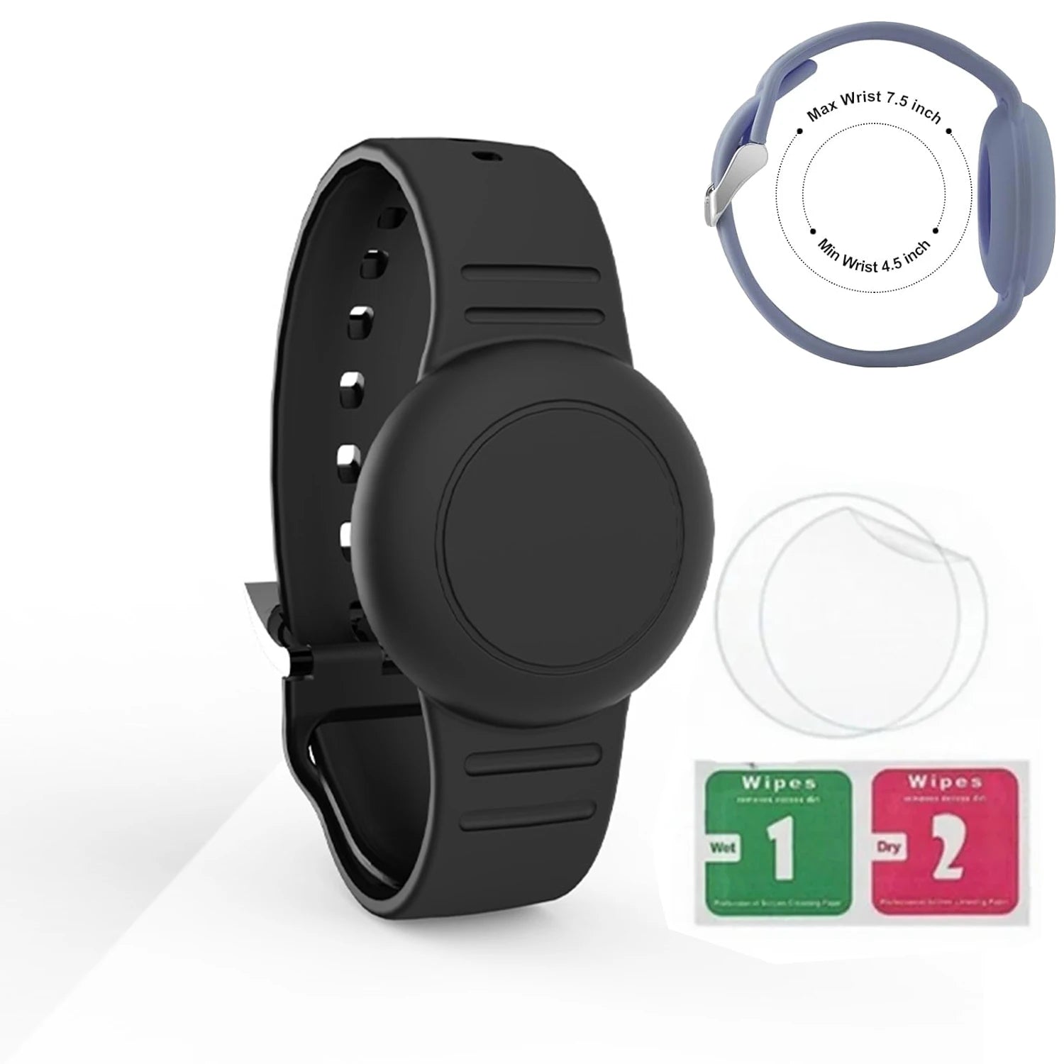 AirTag Bracelet & Necklace for Kids – Cute Cartoon Design, Secure & Comfortable Tracker Holder