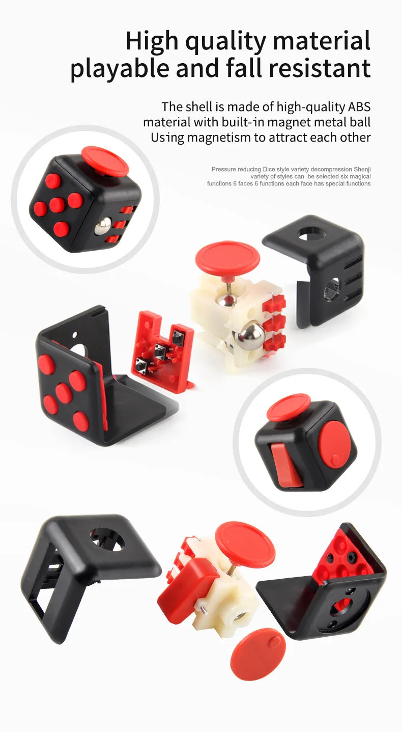 Infinity Fidget Cube – Stress Relief Toy for Kids & Adults