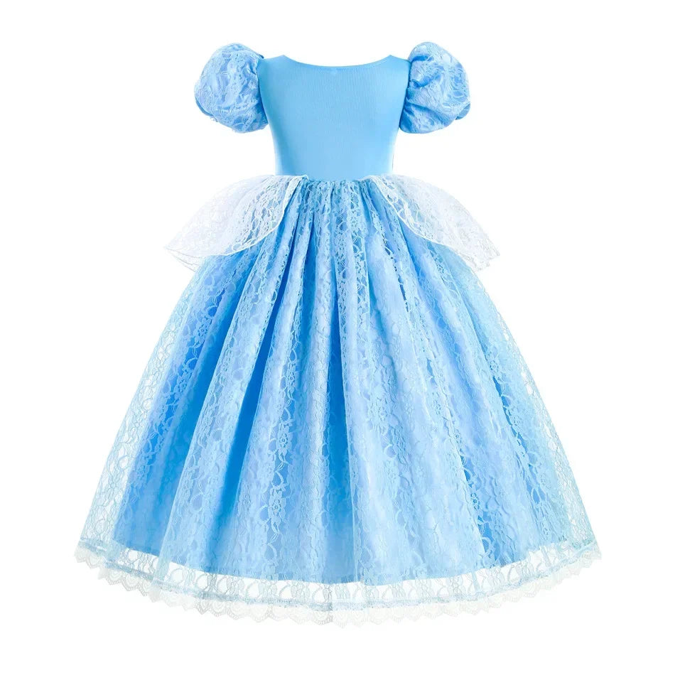 Cinderella Princess Dress for Girls – Party, Cosplay & Birthday Costume