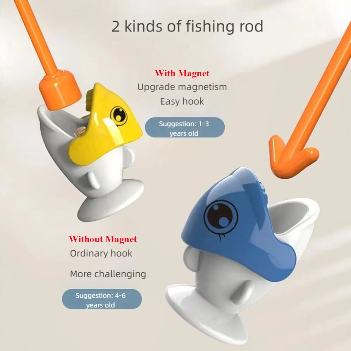 Magnetic Dinosaur Fishing Game for Kids