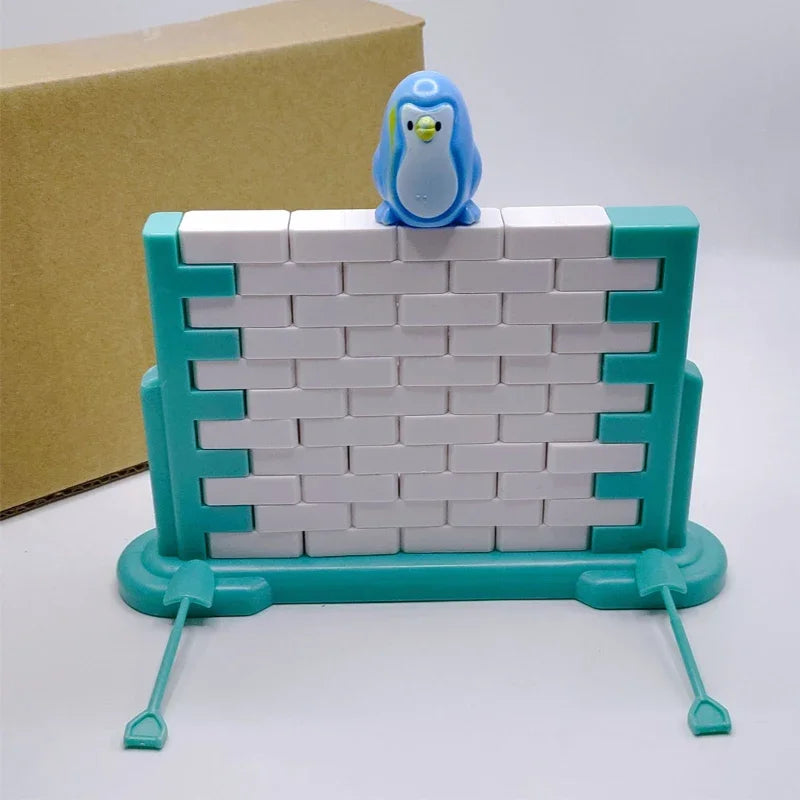 Penguin Wall-Breaking Game – Interactive Educational Block Toy for Kids